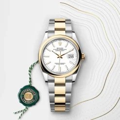 Rolex Datejust 36 Rolesor amarillo —combinación de acero Oystersteel y oro amarillo Outlet