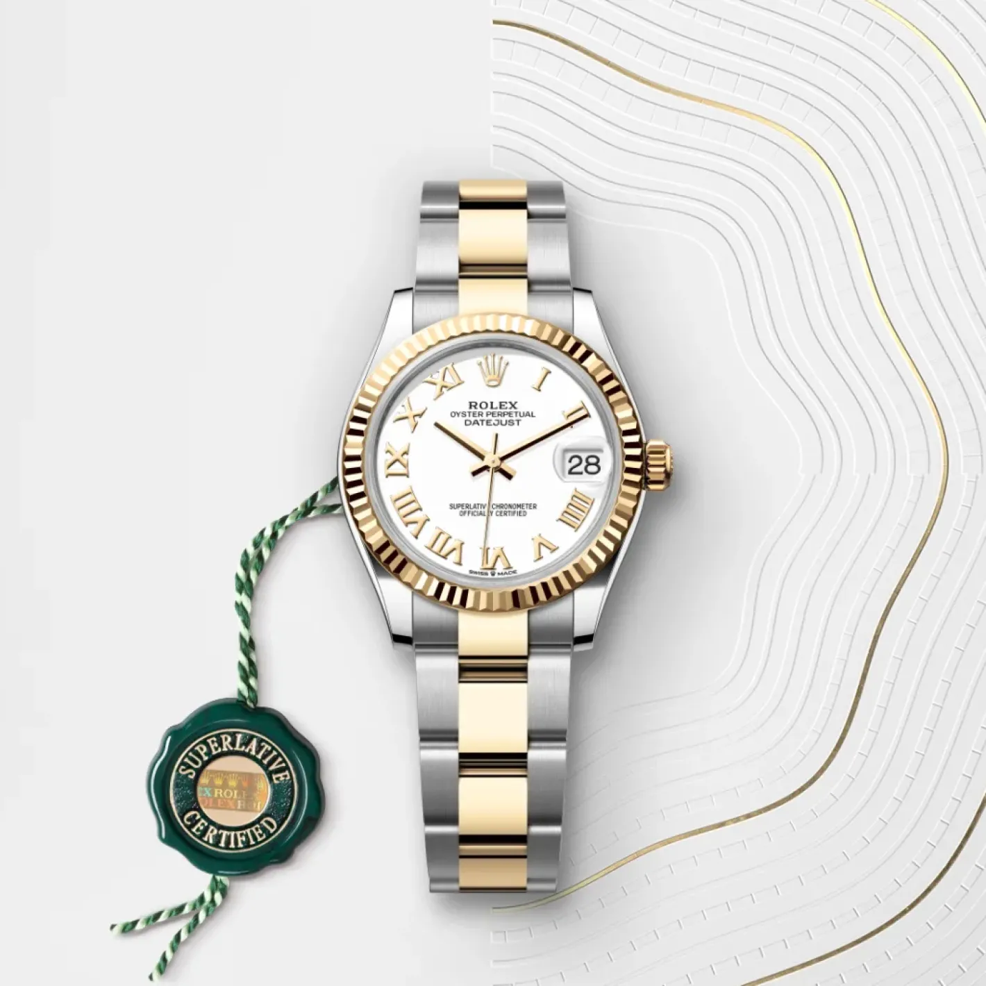 Rolex Datejust 31 Rolesor amarillo —combinación de acero Oystersteel y oro amarillo Discount