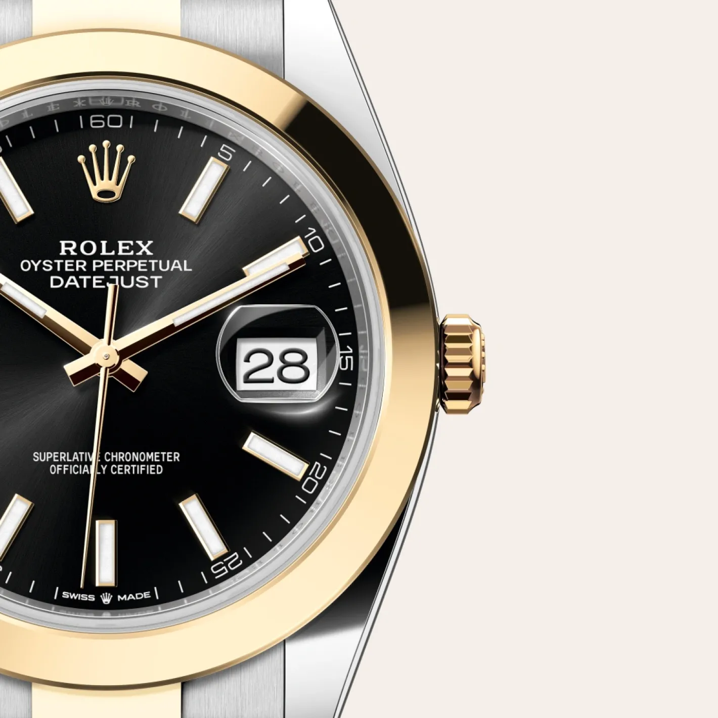 Rolex Datejust 41 Rolesor amarillo —combinación de acero Oystersteel y oro amarillo Hot