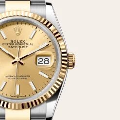 Rolex Datejust 36 Rolesor amarillo —combinación de acero Oystersteel y oro amarillo Discount