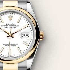 Rolex Datejust 36 Rolesor amarillo —combinación de acero Oystersteel y oro amarillo Outlet