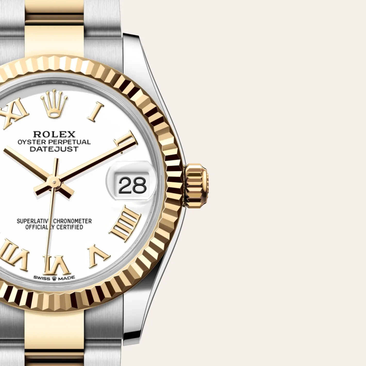 Rolex Datejust 31 Rolesor amarillo —combinación de acero Oystersteel y oro amarillo Discount