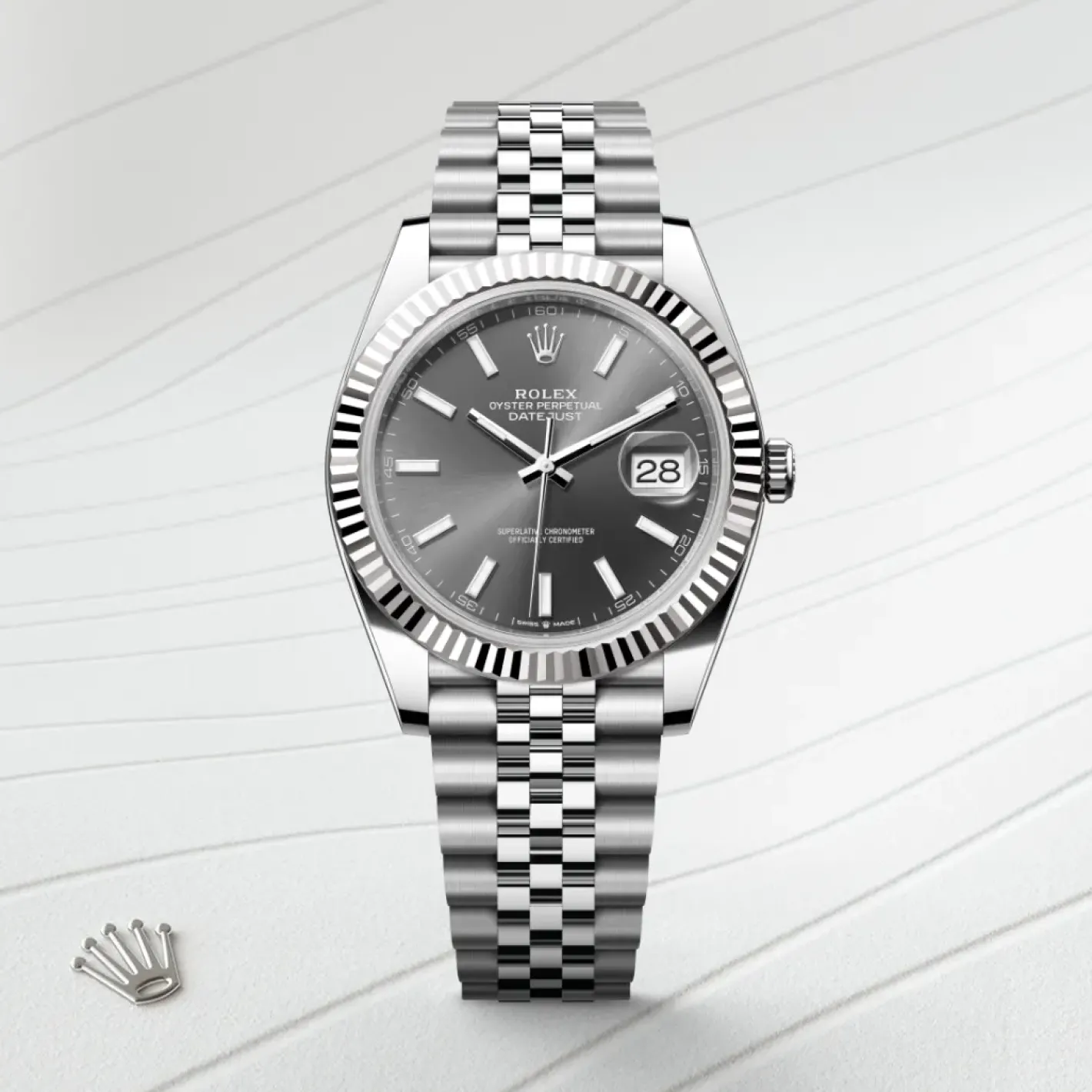 Rolex Datejust 41 Rolesor blanco —combinación de acero Oystersteel y oro blanco Fashion