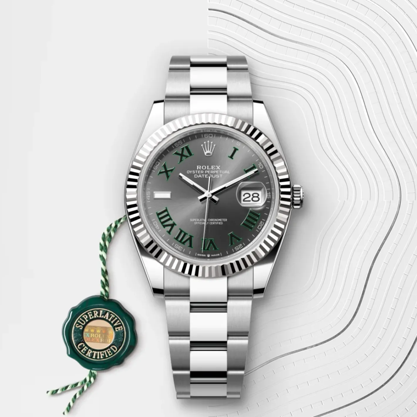 Rolex Datejust 41 Rolesor blanco —combinación de acero Oystersteel y oro blanco Sale