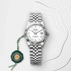 Rolex Datejust 31 Rolesor blanco —combinación de acero Oystersteel y oro blanco Hot