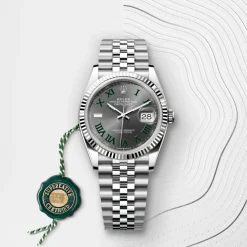 Rolex Datejust 36 Rolesor blanco —combinación de acero Oystersteel y oro blanco Discount