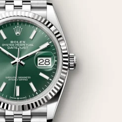 Rolex Datejust 36 Rolesor blanco —combinación de acero Oystersteel y oro blanco Sale