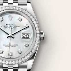 Rolex Datejust 36 Rolesor blanco —combinación de acero Oystersteel y oro blanco Fashion