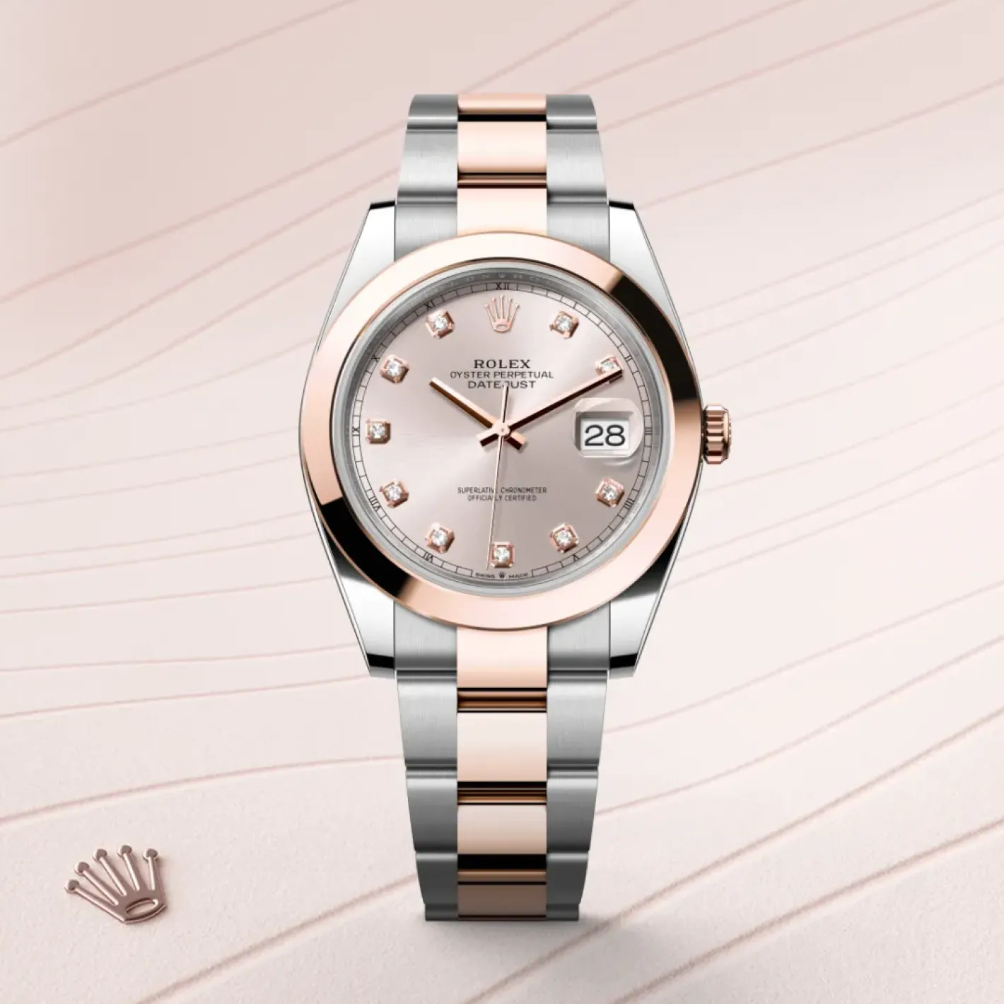 Rolex Datejust 41 Rolesor Everose —combinación de acero Oystersteel y oro Everose Sale