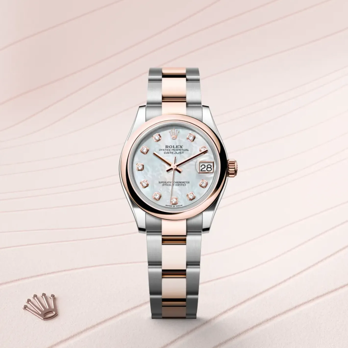 Rolex Datejust 31 Rolesor Everose —combinación de acero Oystersteel y oro Everose Discount
