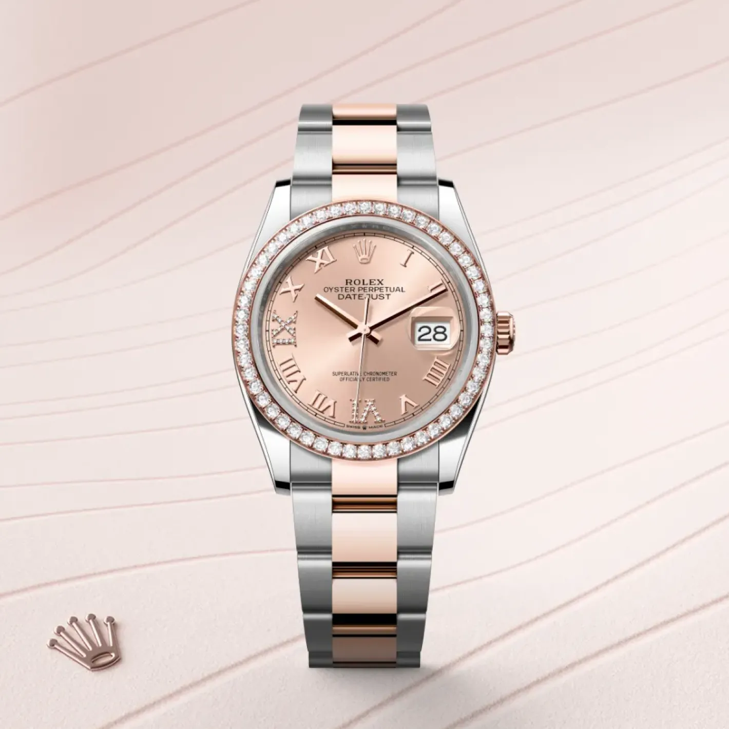 Rolex Datejust 36 Rolesor Everose —combinación de acero Oystersteel y oro Everose Outlet