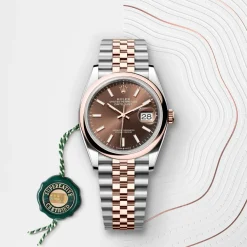 Rolex Datejust 36 Rolesor Everose —combinación de acero Oystersteel y oro Everose Clearance