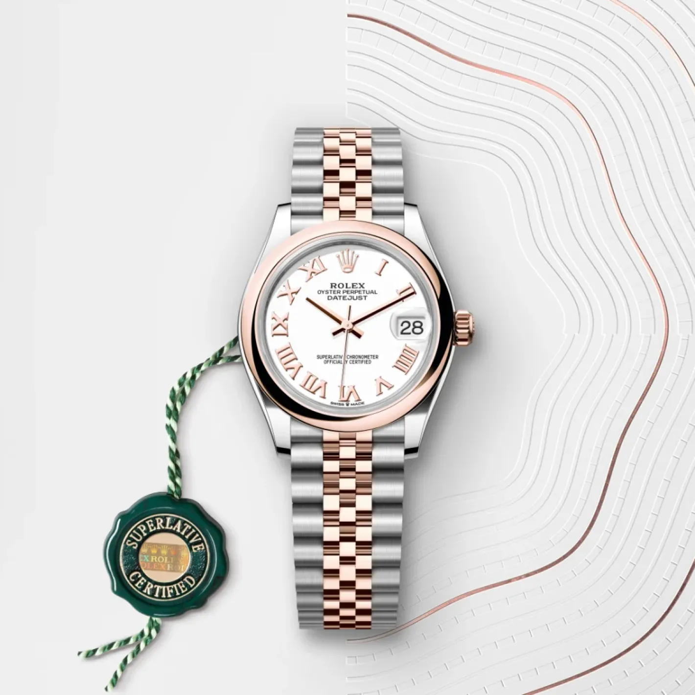 Rolex Datejust 31 Rolesor Everose —combinación de acero Oystersteel y oro Everose Discount