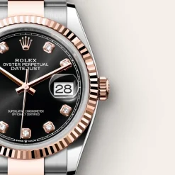 Rolex Datejust 36 Rolesor Everose —combinación de acero Oystersteel y oro Everose Hot