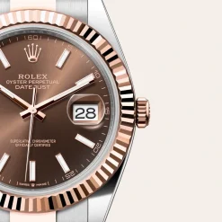 Rolex Datejust 41 Rolesor Everose —combinación de acero Oystersteel y oro Everose New