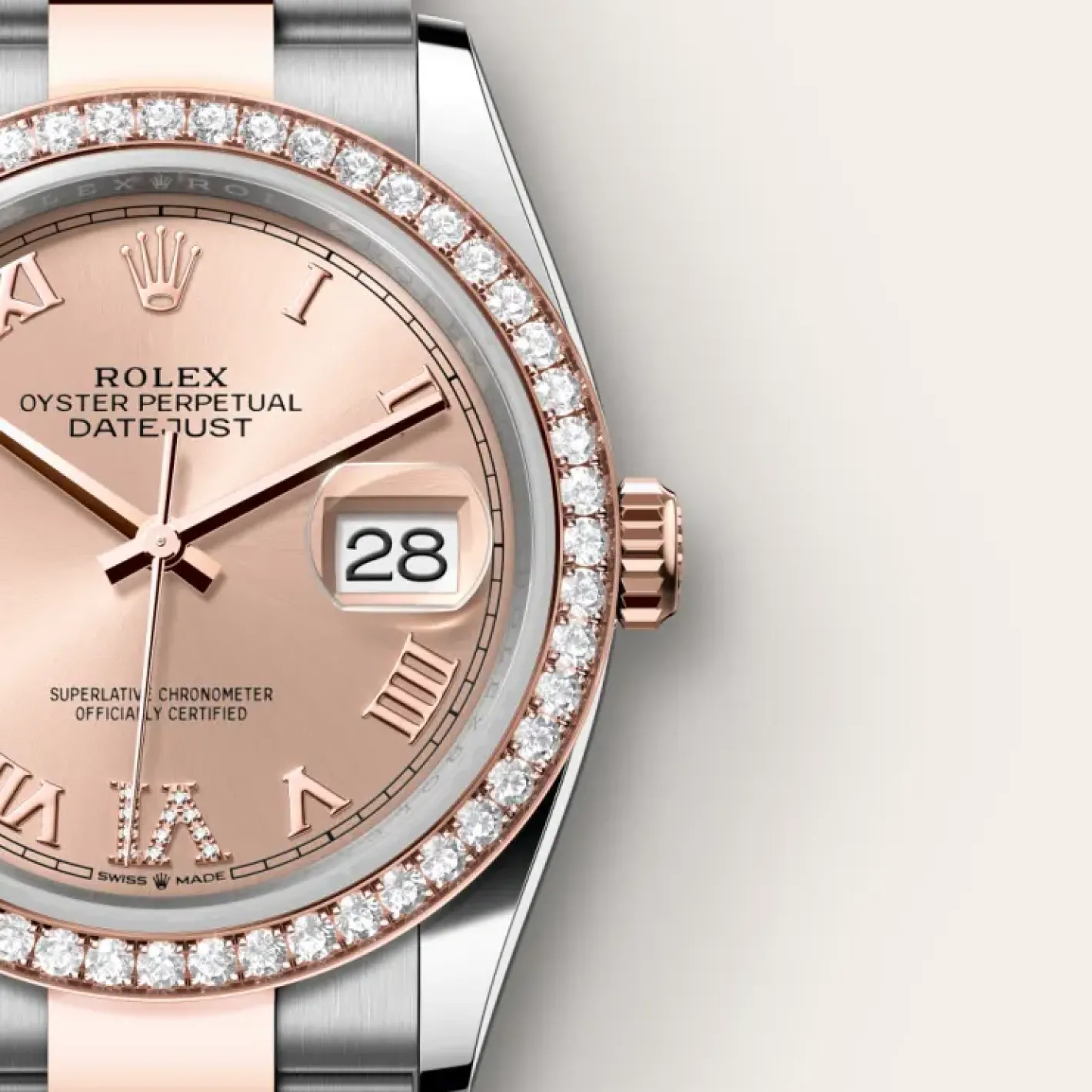 Rolex Datejust 36 Rolesor Everose —combinación de acero Oystersteel y oro Everose Outlet