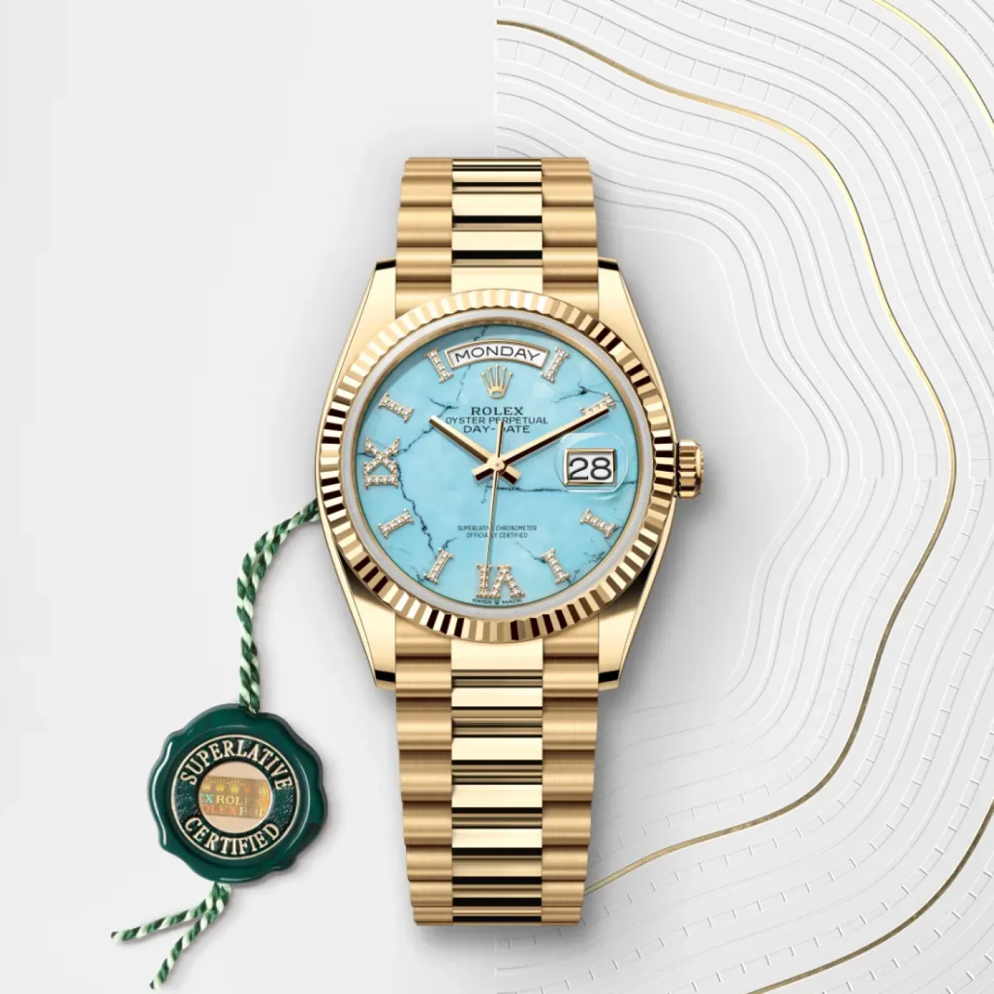 Rolex Day-Date 36 oro amarillo de 18 quilates Discount