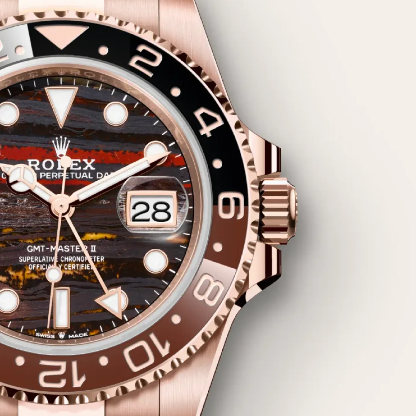 Rolex GMT-Master II Oro Everose de 18 quilates Clearance