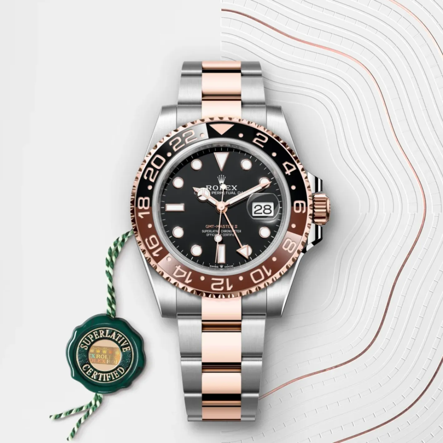 Rolex GMT-Master II Rolesor Everose —combinación de acero Oystersteel y oro Everose Fashion