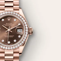 Rolex Lady-Datejust Oro Everose de 18 quilates Fashion