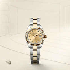 Rolex Lady-Datejust Rolesor amarillo —combinación de acero Oystersteel y oro amarillo Clearance