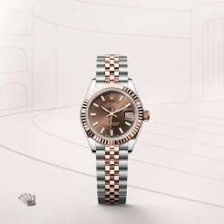 Rolex Lady-Datejust Rolesor Everose —combinación de acero Oystersteel y oro Everose Hot