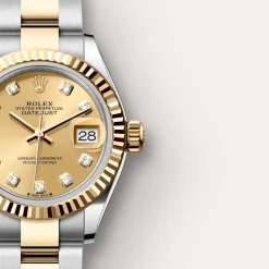 Rolex Lady-Datejust Rolesor amarillo —combinación de acero Oystersteel y oro amarillo Clearance