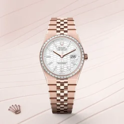 Rolex Land-Dweller 36 Oro Everose de 18 quilates Clearance