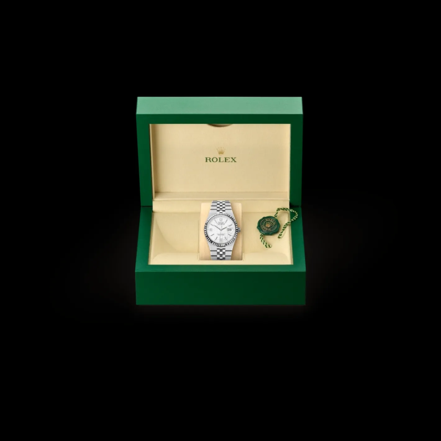 Rolex Land-Dweller 36 Rolesor blanco —combinación de acero Oystersteel y oro blanco Fashion
