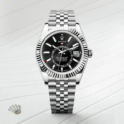 Rolex Sky-Dweller Rolesor blanco —combinación de acero Oystersteel y oro blanco Discount