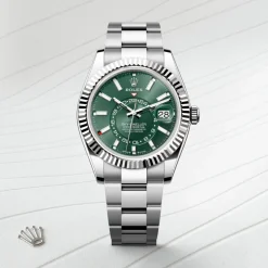 Rolex Sky-Dweller Rolesor blanco —combinación de acero Oystersteel y oro blanco Online