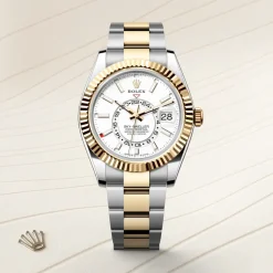 Rolex Sky-Dweller Rolesor amarillo —combinación de acero Oystersteel y oro amarillo Outlet