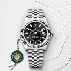 Rolex Sky-Dweller Rolesor blanco —combinación de acero Oystersteel y oro blanco Discount