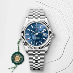 Rolex Sky-Dweller Rolesor blanco —combinación de acero Oystersteel y oro blanco Fashion