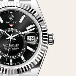 Rolex Sky-Dweller Rolesor blanco —combinación de acero Oystersteel y oro blanco Discount