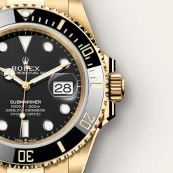 Rolex Submariner Date Oro amarillo de 18 quilates Fashion