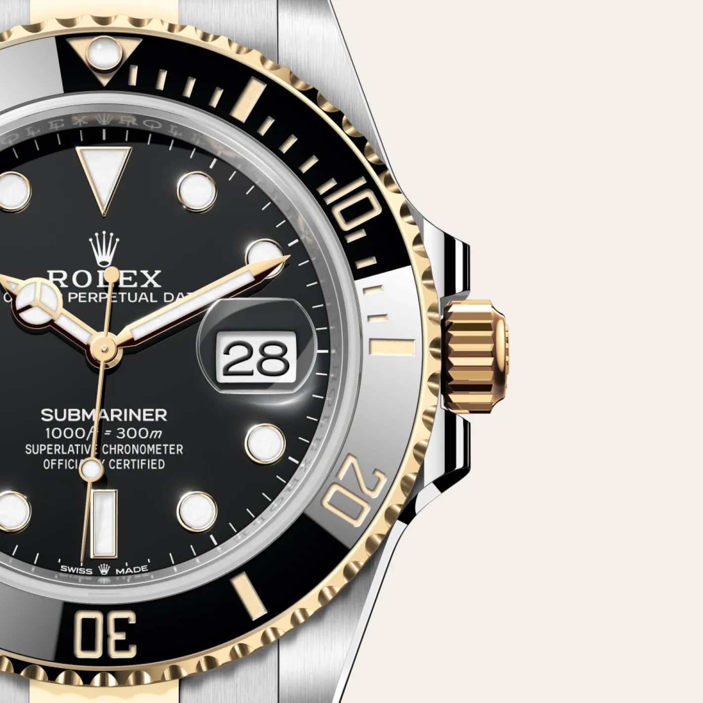 Rolex Submariner Date Rolesor amarillo —combinación de acero Oystersteel y oro amarillo Best