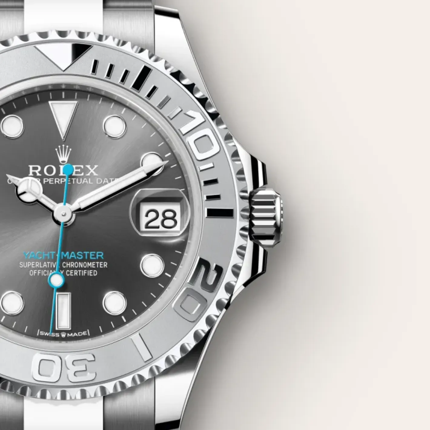 Rolex Yacht-Master 37 Rolesium —combinación de acero Oystersteel y platino New