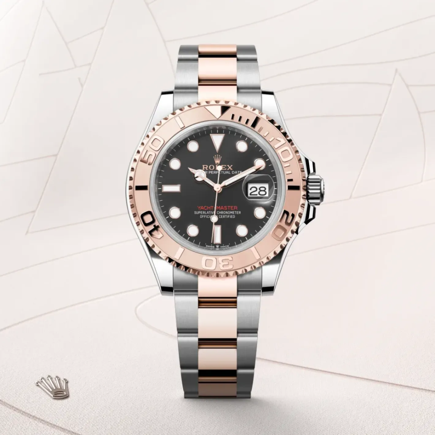 Rolex Yacht-Master 40 Rolesor Everose —combinación de acero Oystersteel y oro Everose Hot