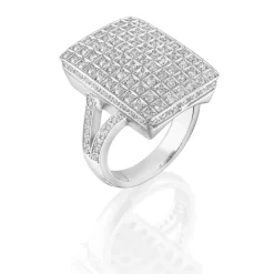 Perodri Sortija de Oro Blanco Clearance