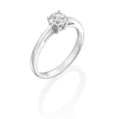 Perodri Sortija de Oro Blanco Outlet