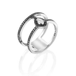 Perodri Sortija de Oro Blanco Sale
