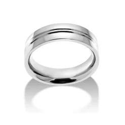 Perodri Sortija de oro blanco Clearance