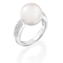 Perodri Sortija de Oro Blanco Outlet