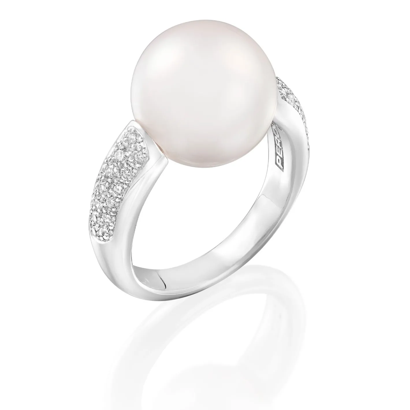 Perodri Sortija de Oro Blanco Outlet