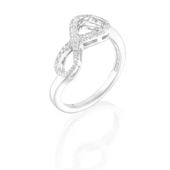 Perodri Sortija de Oro Blanco Hot