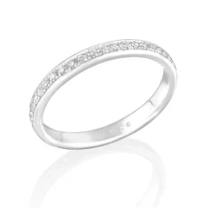 Perodri Sortija de Oro Blanco Outlet