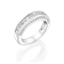 Perodri Sortija de Oro blanco Clearance