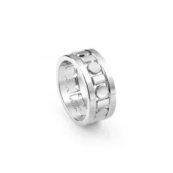 Damiani Sortija de oro blanco Belle Époque Reel Discount