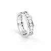 Damiani Sortija de oro blanco Belle Époque Reel New